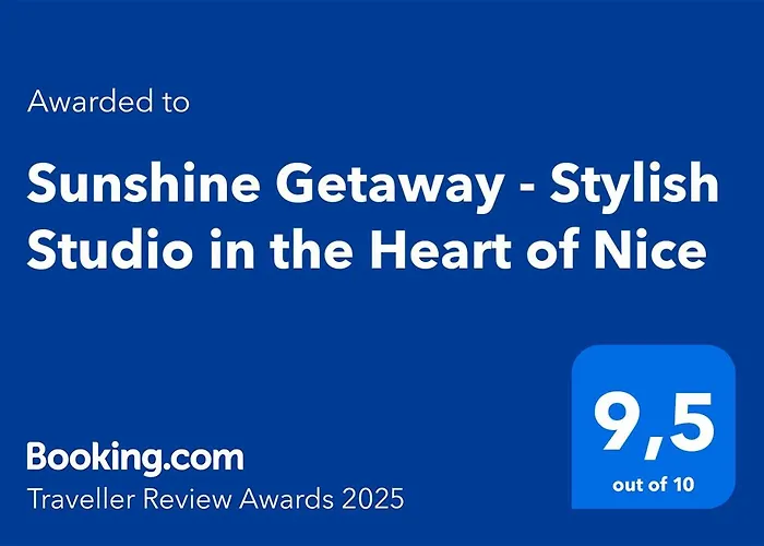 Sunshine Getaway - Stylish Studio In The Heart Of Nice
